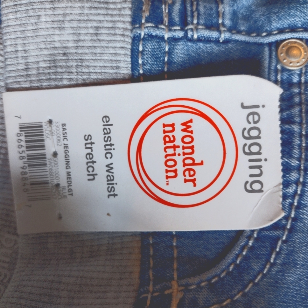 Xs toddler girl Jeggings stretch jeans 4-5 - Picture 4 of 5